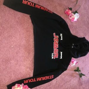 Justin Bieber cropped sweatshirt